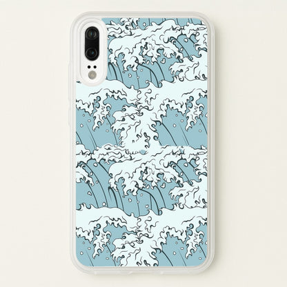 Japanese Waves  - Summer Phone Case for Huawei P20