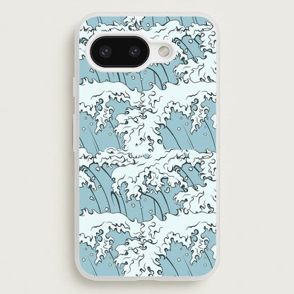 Japanese Waves  - Summer Phone Case for Google Pixel 9a