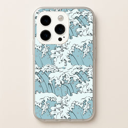 Japanese Waves  - Summer Phone Case for iPhone 15 Pro