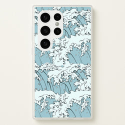 Japanese Waves  - Summer Phone Case for Galaxy S24 Ultra