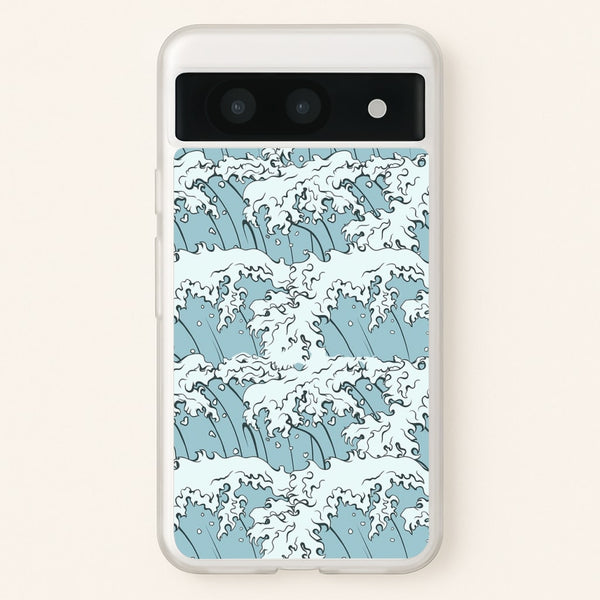 Japanese Waves  - Summer Phone Case for Google Pixel 8a