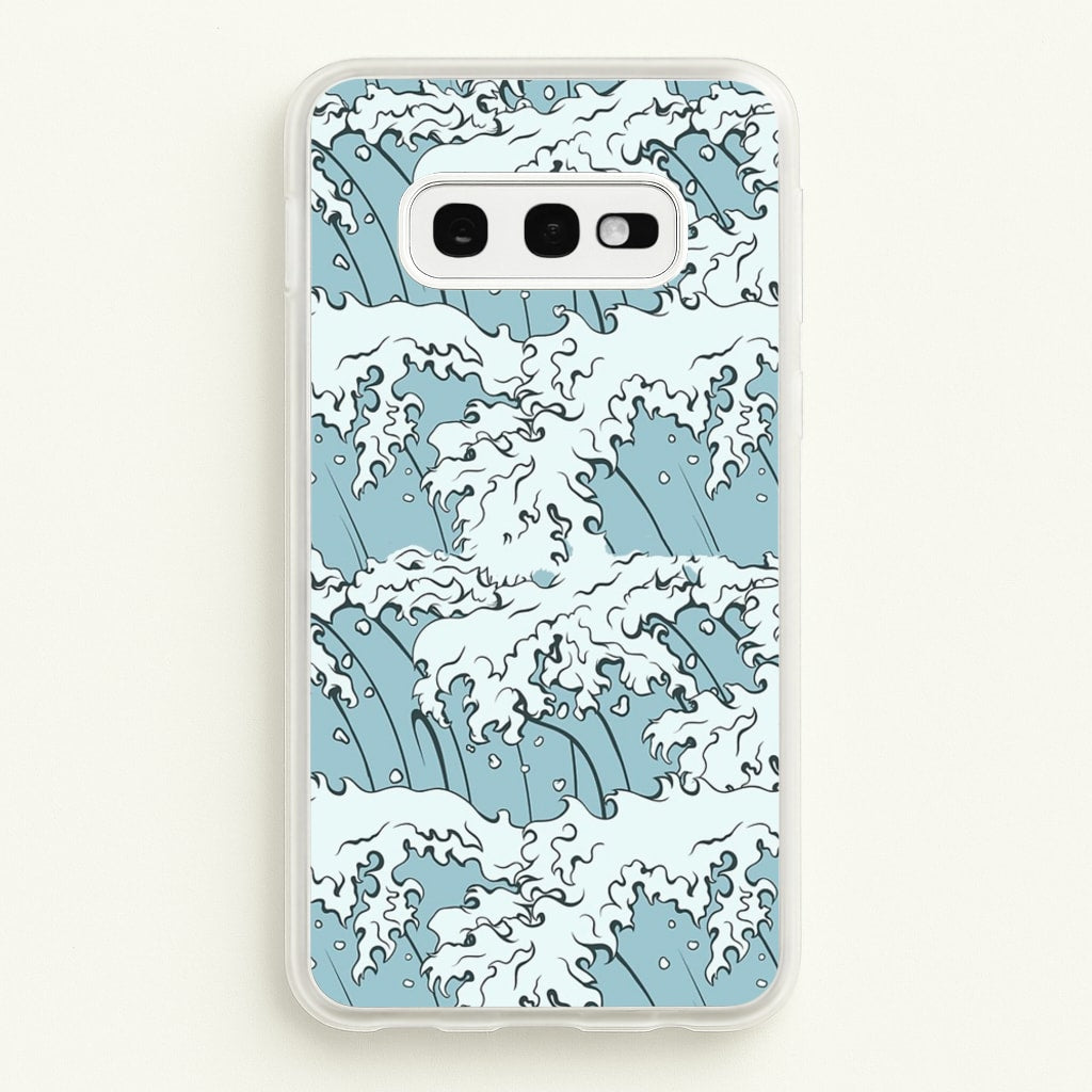 Japanese Waves  - Summer Phone Case for Galaxy S10e