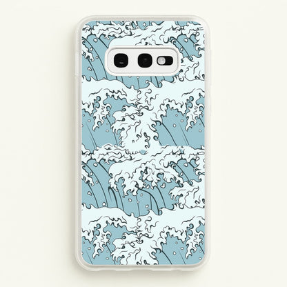 Japanese Waves  - Summer Phone Case for Galaxy S10e