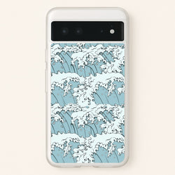 Japanese Waves  - Summer Phone Case for Google Pixel 6