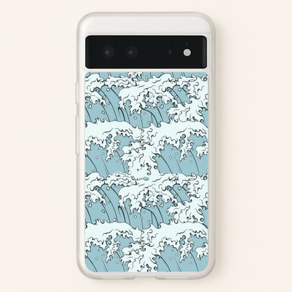 Japanese Waves  - Summer Phone Case for Google Pixel 6