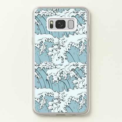 Japanese Waves  - Summer Phone Case for Galaxy S8 Plus