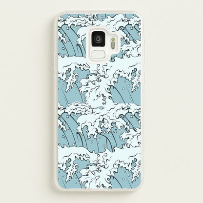 Japanese Waves  - Summer Phone Case for Galaxy S9