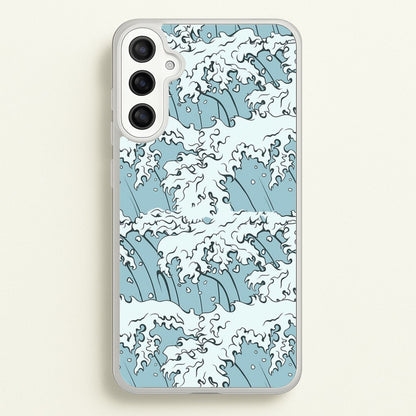 Japanese Waves  - Summer Phone Case for Galaxy A34