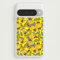 Yellow Lemon and Bee Phone Case for Google Pixel 10 Pro XL
