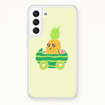 Summer Drive Pineapple  - Pineapple Phone Case for Galaxy S21