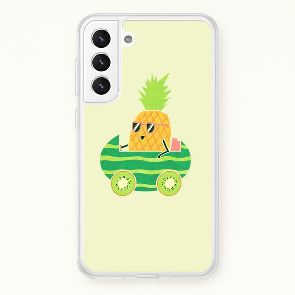 Summer Drive Pineapple  - Pineapple Phone Case for Galaxy S21