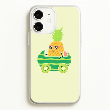 Summer Drive Pineapple  - Pineapple Phone Case for iPhone 11