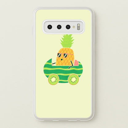 Summer Drive Pineapple  - Pineapple Phone Case for Galaxy S10 Plus