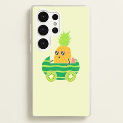 Summer Drive Pineapple  - Pineapple Phone Case for Galaxy S25 Ultra