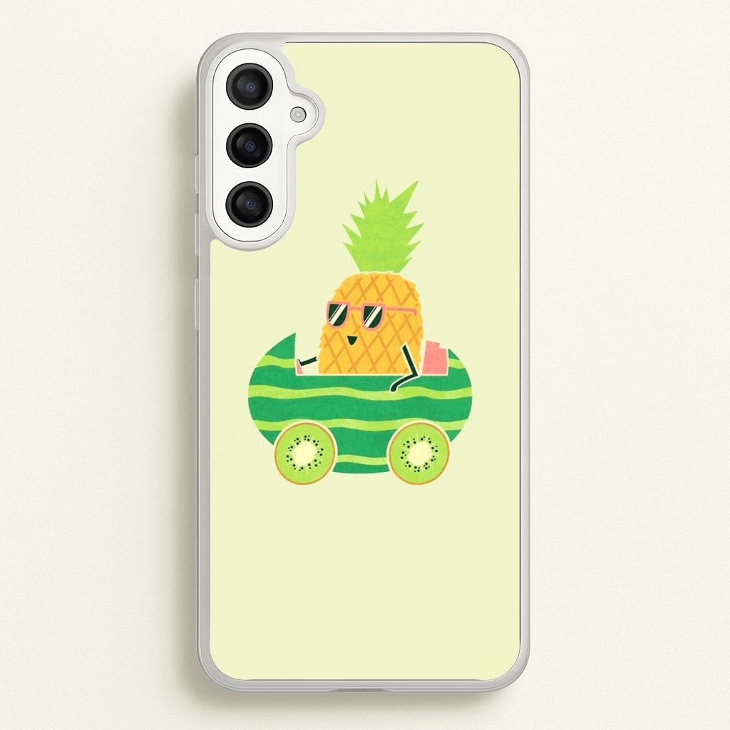 Summer Drive Pineapple  - Pineapple Phone Case for Galaxy A34
