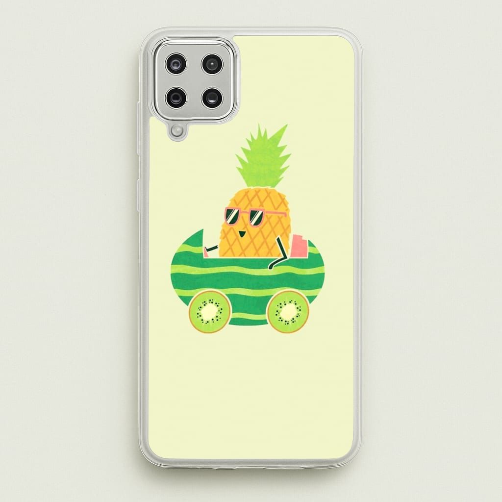 Summer Drive Pineapple  - Pineapple Phone Case for Galaxy A12