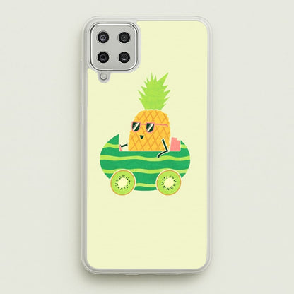 Summer Drive Pineapple  - Pineapple Phone Case for Galaxy A12