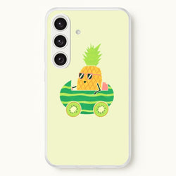 Summer Drive Pineapple  - Pineapple Phone Case for Galaxy S25 Plus