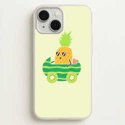 Summer Drive Pineapple  - Pineapple Phone Case for iPhone 13 Mini