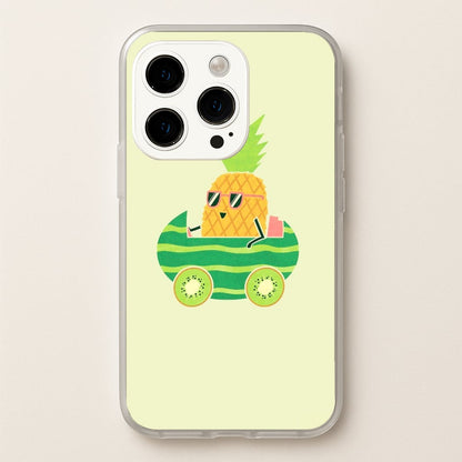 Summer Drive Pineapple  - Pineapple Phone Case for iPhone 14 Pro