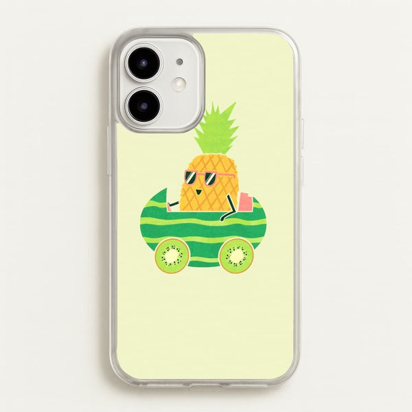 Summer Drive Pineapple  - Pineapple Phone Case for iPhone 12 Mini