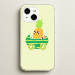 Summer Drive Pineapple  - Pineapple Phone Case for iPhone 15 Plus