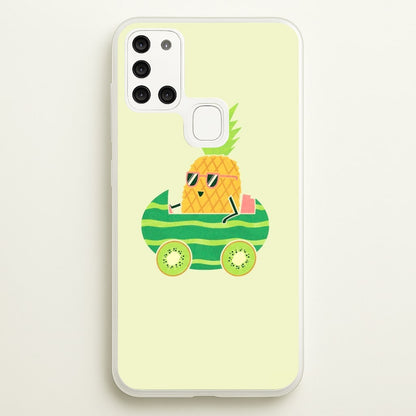 Summer Drive Pineapple  - Pineapple Phone Case for Galaxy A21s