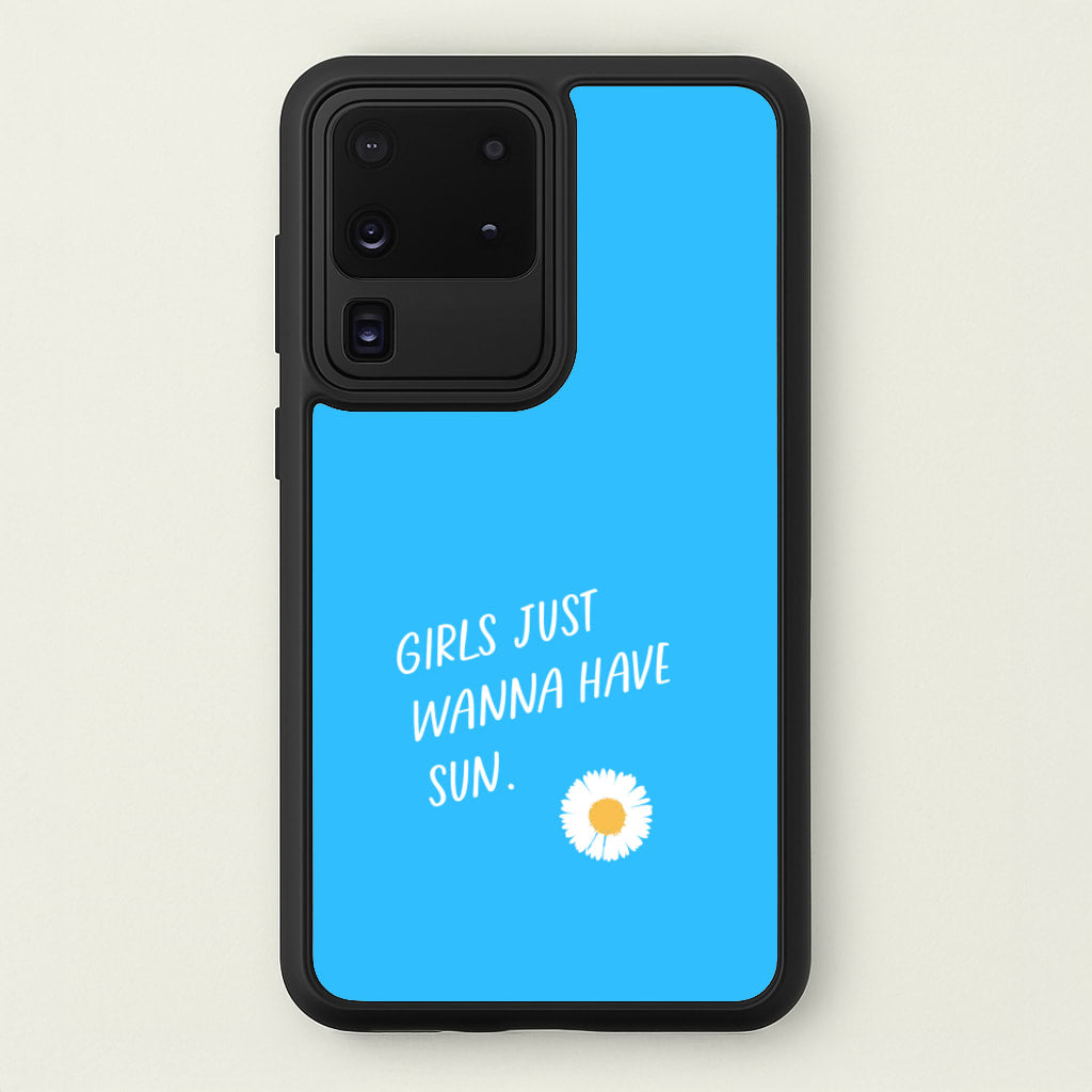 Girls Just Wanna Have Sun - Summer  - Summer Phone Case for Galaxy S20 Ultra
