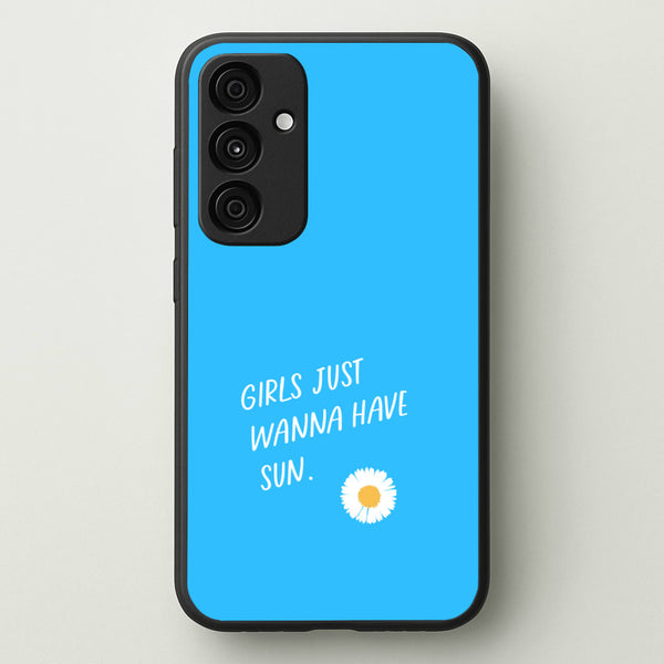 Girls Just Wanna Have Sun - Summer  - Summer Phone Case for Galaxy A35