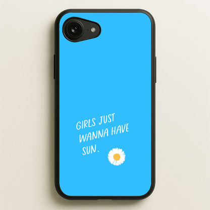Girls Just Wanna Have Sun - Summer  - Summer Phone Case for iPhone 16e