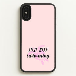 Just Keep Swimming - Summer  - Summer Phone Case for iPhone XS Max