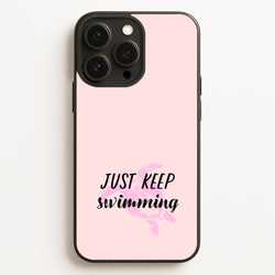 Just Keep Swimming - Summer  - Summer Phone Case for iPhone 12 Pro Max