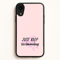 Just Keep Swimming - Summer  - Summer Phone Case for iPhone XR