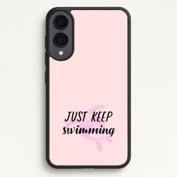 Just Keep Swimming - Summer  - Summer Phone Case for Galaxy S25 Edge