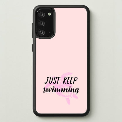 Just Keep Swimming - Summer  - Summer Phone Case for Galaxy Note 20