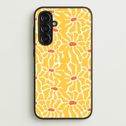 Yellow Flowers - Summer  - Summer Phone Case for Galaxy A16