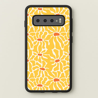 Yellow Flowers - Summer  - Summer Phone Case for Galaxy S10 Plus