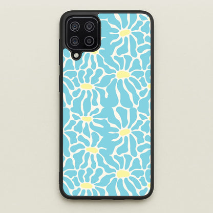Blue Flowers - Summer  - Summer Phone Case for Galaxy A12