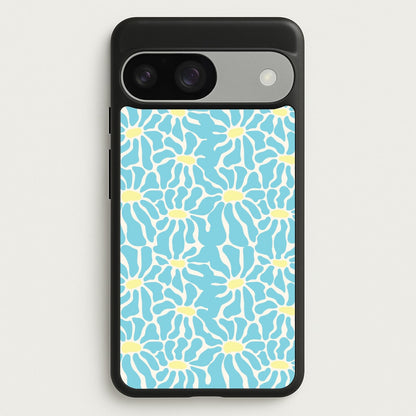 Blue Flowers - Summer  - Summer Phone Case for Google Pixel 9 / 9 Pro