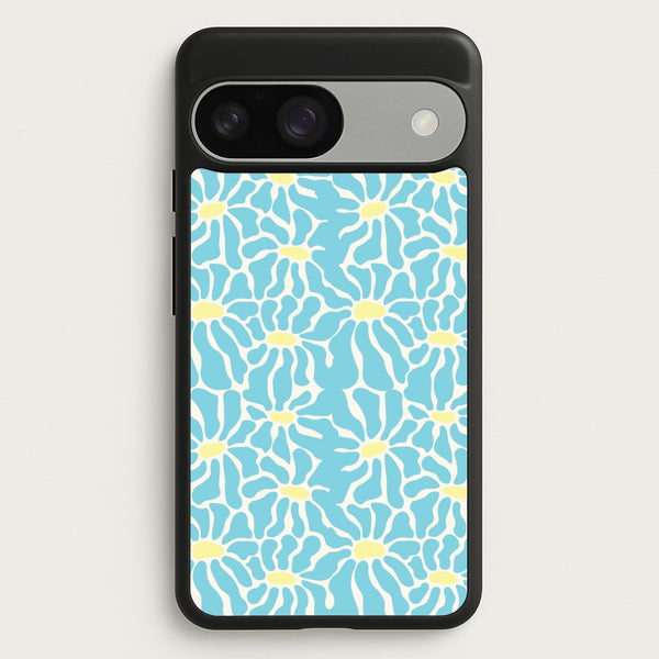 Blue Flowers - Summer  - Summer Phone Case for Google Pixel 9 / 9 Pro