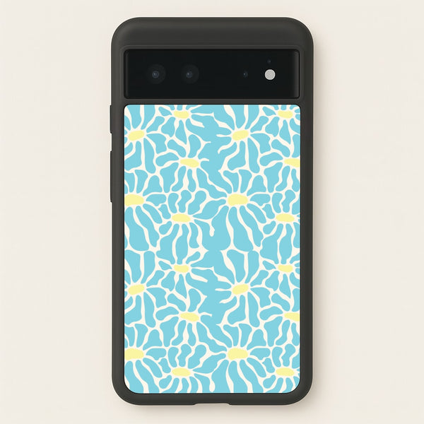 Blue Flowers - Summer  - Summer Phone Case for Google Pixel 6