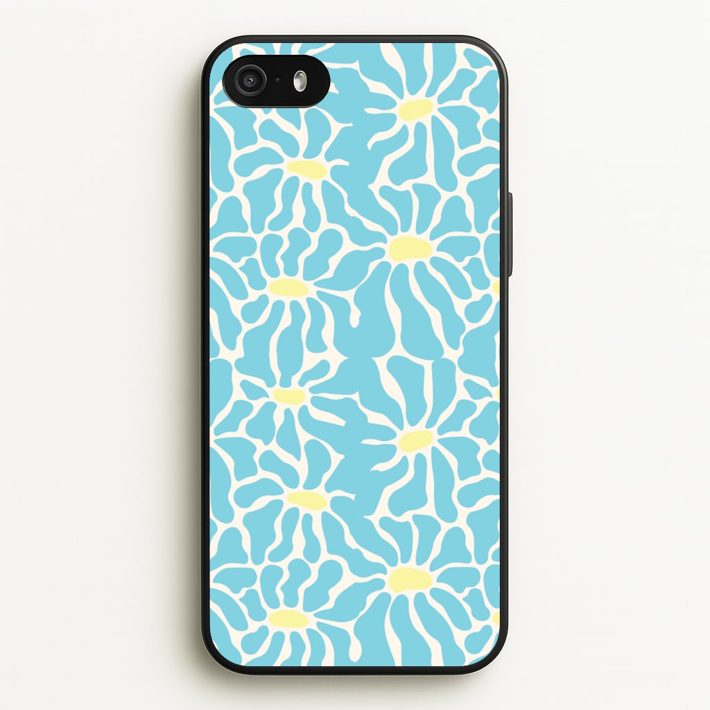 Blue Flowers - Summer  - Summer Phone Case for iPhone 5 / 5s / SE 2016