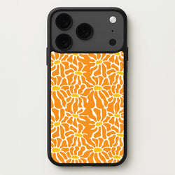 Orange Flowers - Summer Phone Case for iPhone 17 Pro
