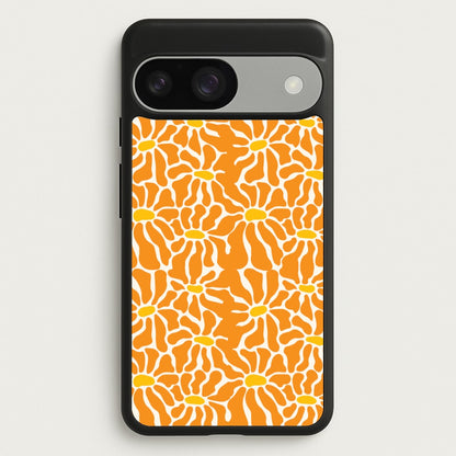Orange Flowers - Summer  - Summer Phone Case for Google Pixel 9 / 9 Pro