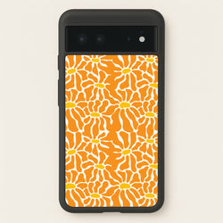 Orange Flowers - Summer  - Summer Phone Case for Google Pixel 6