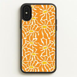 Orange Flowers - Summer  - Summer Phone Case for iPhone XS Max