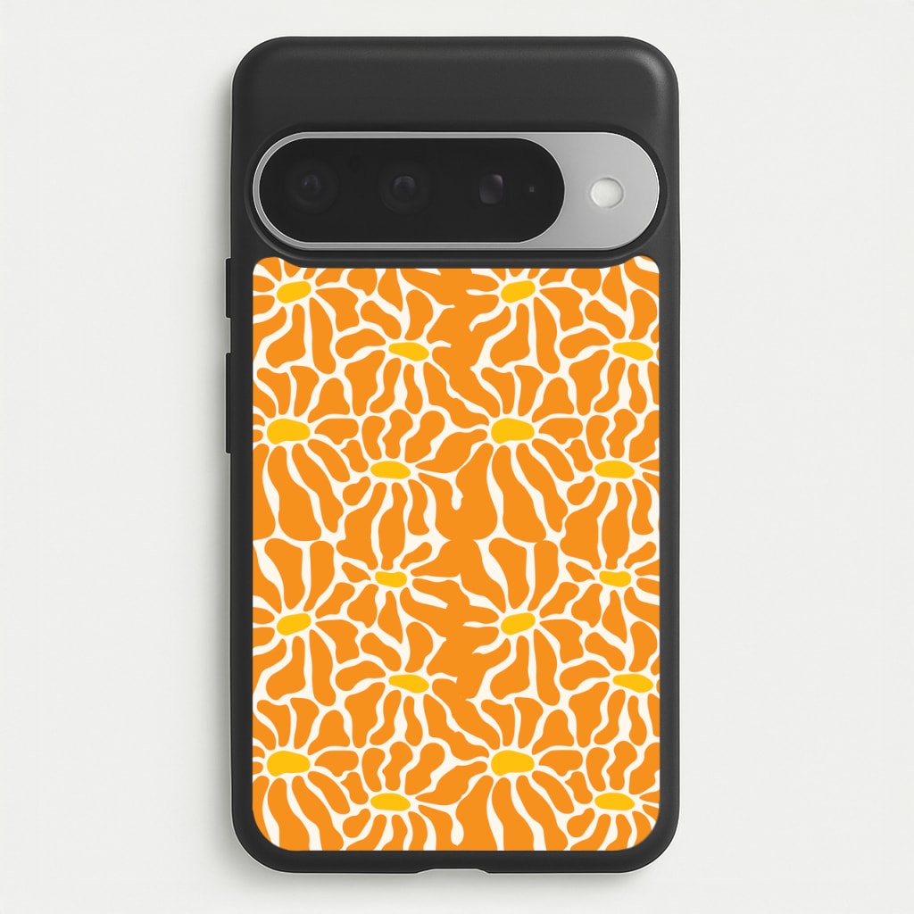Orange Flowers - Summer Phone Case for Google Pixel 10 Pro XL