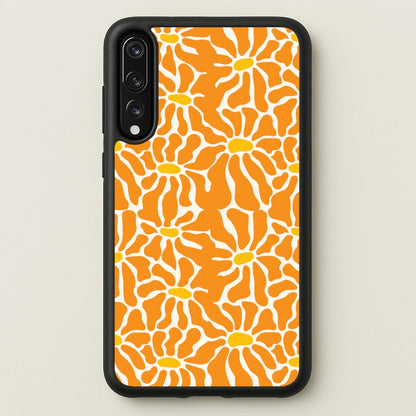 Orange Flowers - Summer  - Summer Phone Case for Huawei P20 Pro
