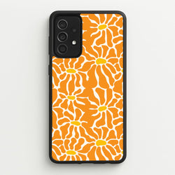 Orange Flowers - Summer  - Summer Phone Case for Galaxy A52 / A52s