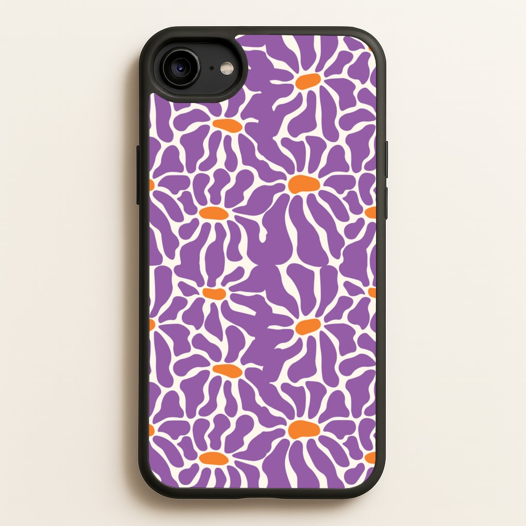 Purple Flowers - Summer  - Summer Phone Case for iPhone 6 / 7 / 8 / SE
